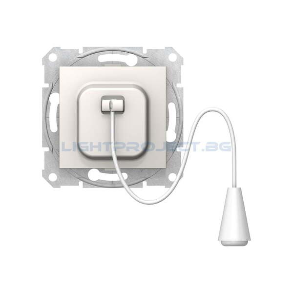 SCHNEIDER ELECTRIC SDN1200123 БУТОН С ВЪЖЕНЦЕ SEDNA, 10А, КРЕМ