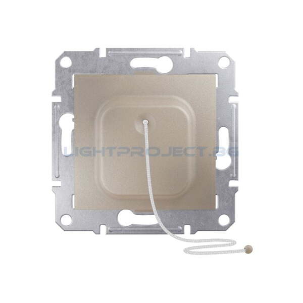 SCHNEIDER ELECTRIC SDN1200168 БУТОН С ВЪЖЕНЦЕ SEDNA, 10А, ТИТАНИЙ
