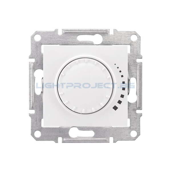 SCHNEIDER ELECTRIC SDN2200421 ДИМЕР РОТАТИВЕН RL SEDNA, 60-325VA, БЯЛ