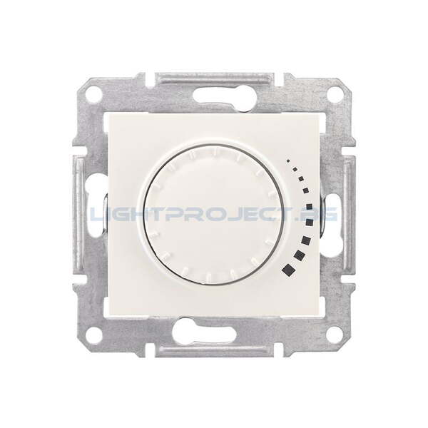 SCHNEIDER ELECTRIC SDN2200723 БУТОНЕ ДИМЕР РОТАТИВЕН ДЕВИАТОР RC SEDNA, 25-325VA, КРЕМ