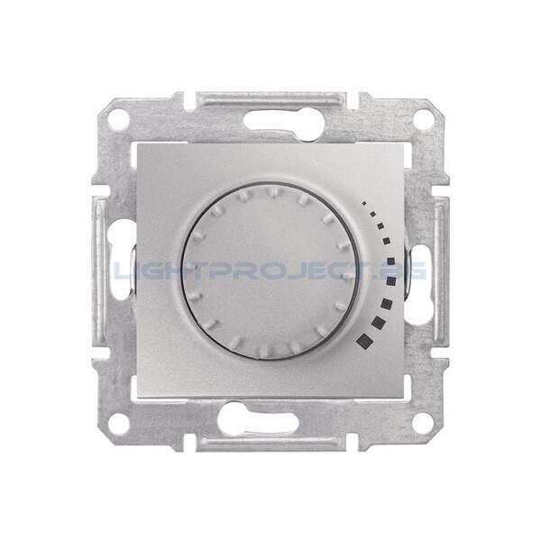 SCHNEIDER ELECTRIC SDN2200760 БУТОНЕ ДИМЕР РОТАТИВЕН ДЕВИАТОР RC SEDNA, 25-325VA, АЛУМИНИЙ