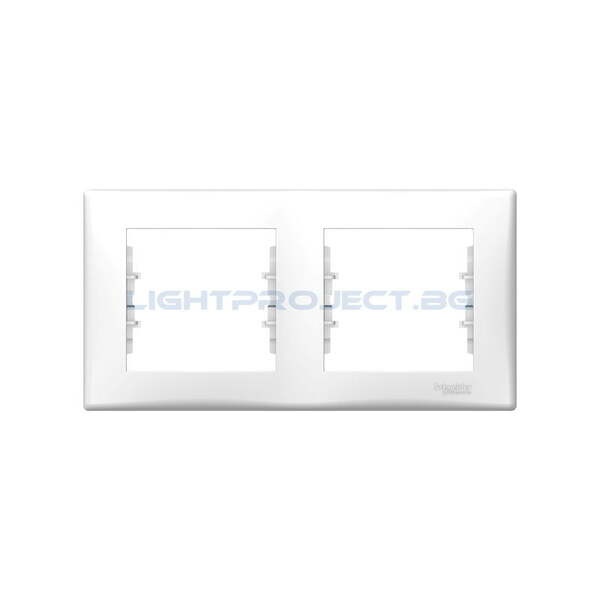 SCHNEIDER ELECTRIC SDN5800321 ДЕКОРАТИВНА РАМКА SEDNA ДВОЙНА БЯЛ