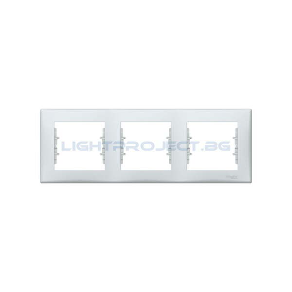 SCHNEIDER ELECTRIC SDN5800533 ДЕКОРАТИВНА РАМКА SEDNA ТРОЙНА СИВА