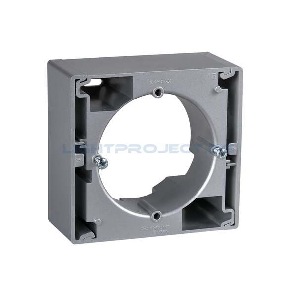 SCHNEIDER ELECTRIC SDN6100160 КУТИЯ ЗА ОТКРИТ МОНТАЖ ЕДИНИЧНА SEDNA, АЛУМИНИЙ