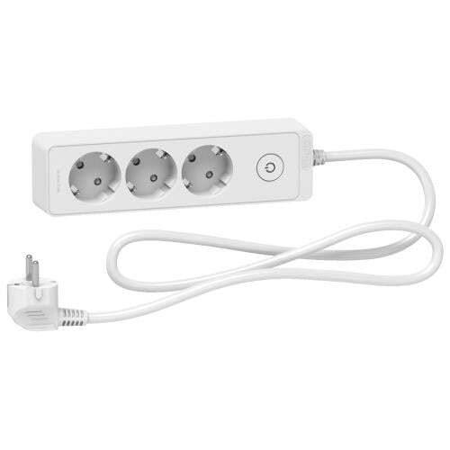 SCHNEIDER ELECTRIC ST9431W UNICA РАЗКЛОНИТЕЛ ШУКО 3 ГНЕЗДА, 1.5М, КЛЮЧ- БЯЛ