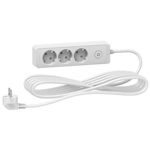 SCHNEIDER ELECTRIC ST9435W UNICA РАЗКЛОНИТЕЛ ШУКО 3 ГНЕЗДА, 5М, КЛЮЧ- БЯЛ