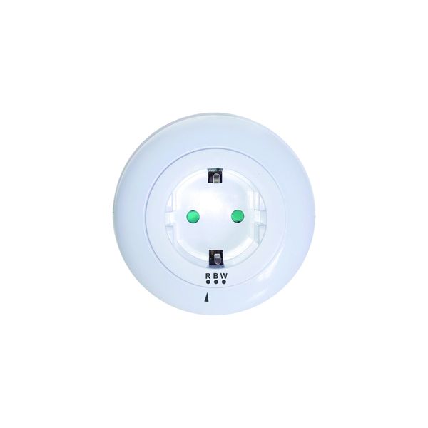 ACA LIGHTING LED NIGHT TOP 0.5W WITH SUKO PRIZES, SENSOR, WHITE/BLUE/RED LIGHT, WHITE PLASTIC 230V IP20 ACA-SF09LED