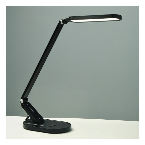 ACA LIGHTING POSITION LED 10W 800LM FRITZ BLACK CCT+DIMMABLE+TOUCH SWITCH+USB CHARGER ACA-SF203LEDBK