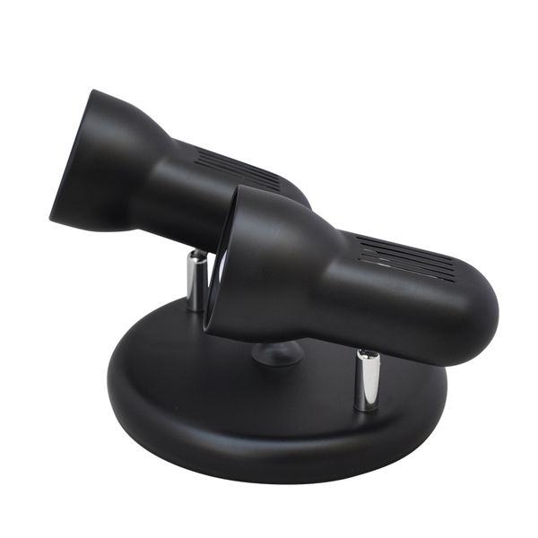 ACA LIGHTING NETTO ROSETA WITH 2 R63 E27 BLACK ACA-SMU632PB