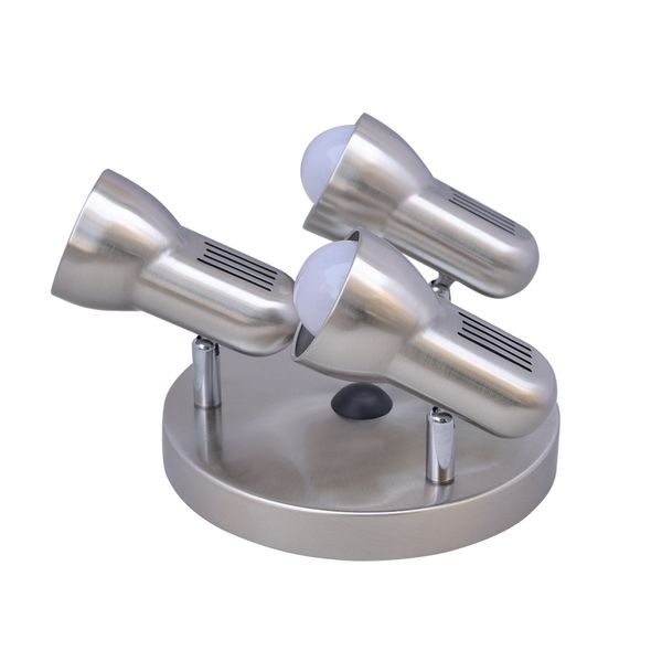 ACA LIGHTING NETTO ROSETA WITH 3 R63 E27 NICKEL MAT ACA-SMU633PNM