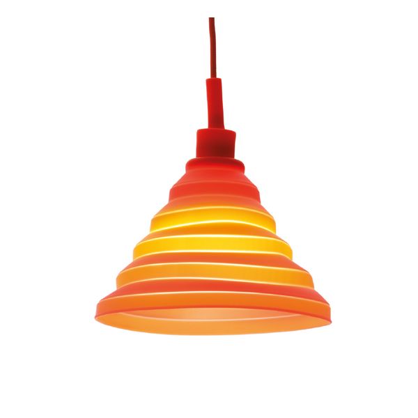 ACA LIGHTING NETTO HANGING SILICONE ORANGE 1X27 ACA-SUTP106OR