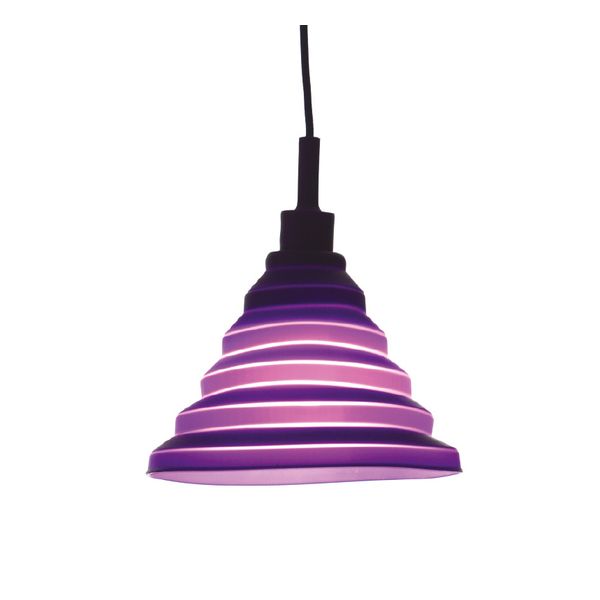ACA LIGHTING NETTO HANGING SILICONE PURPLE 1X27 ACA-SUTP106PU