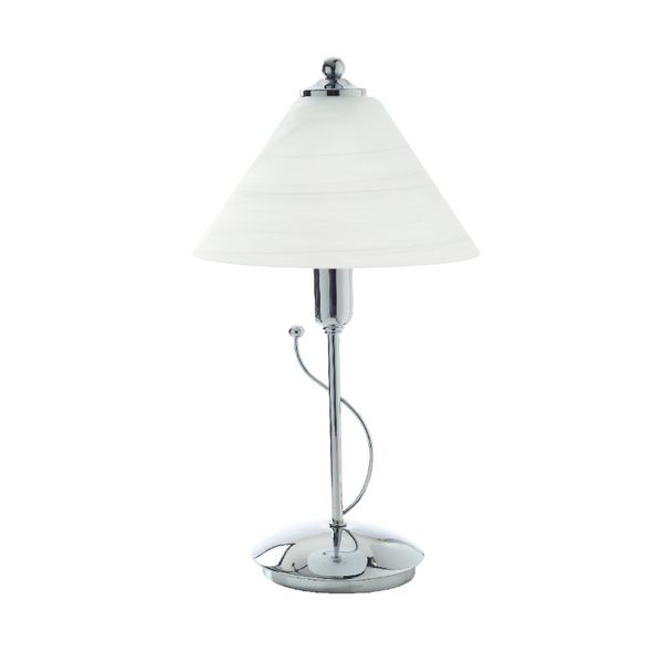 ACA LIGHTING UNDER ABOUT PORTATIF NIKEL CUPLY & ALAVASTR WHITE E27 ACA-TEF132TN