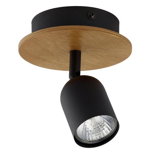 TK LIGHTING СПОТ 3290 TOP WOOD BLACK