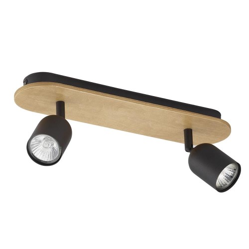 TK LIGHTING СПОТ 3291 TOP WOOD BLACK