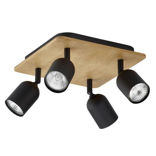 TK LIGHTING СПОТ 3293 TOP WOOD BLACK