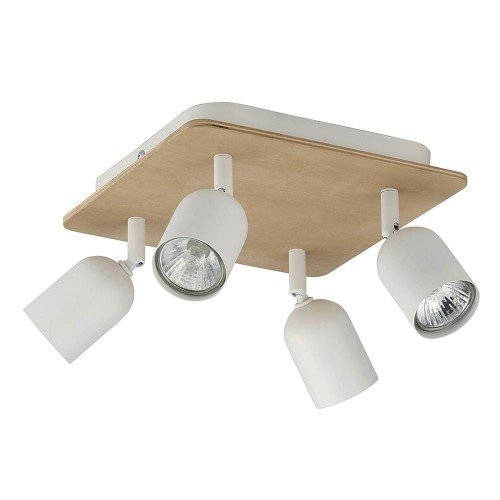 TK LIGHTING СПОТ 3297 TOP WOOD WHITE