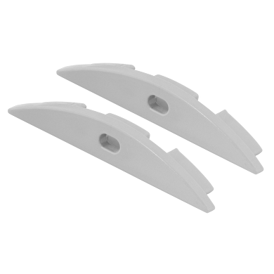 ULTRALUX КОМПЛЕКТ ТАПИ ЗА АЛУМИНИЕВ ПРОФИЛ APK209 - 2 БР.