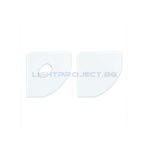 ULTRALUX КОМПЛЕКТ ТАПИ ЗА АЛУМИНИЕВ ПРОФИЛ APN205 - 2 БР.