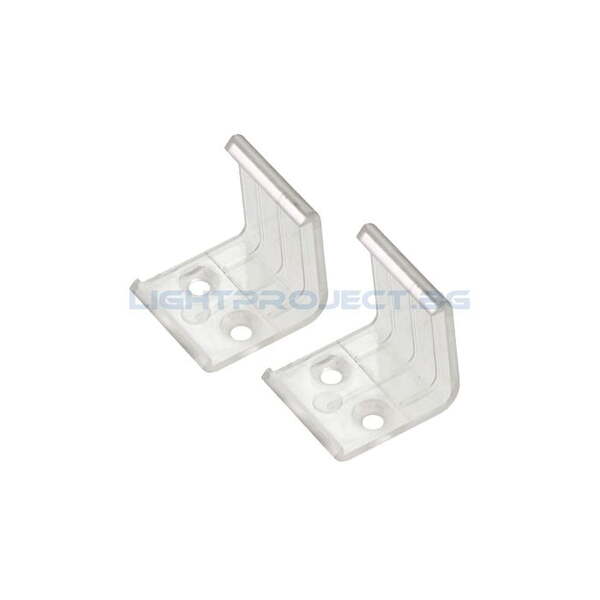 ULTRALUX КОМПЛЕКТ МОНТАЖНИ СКОБИ ЗА АЛУМИНИЕВ ПРОФИЛ APN205-2 БР