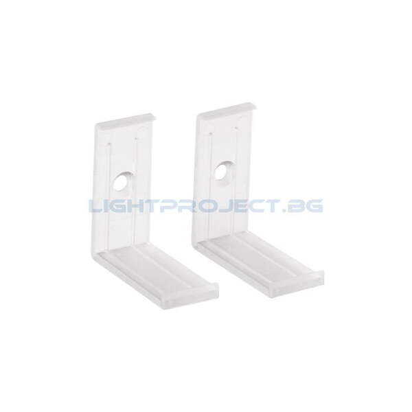 ULTRALUX КОМПЛЕКТ МОНТАЖНИ СКОБИ ЗА АЛУМИНИЕВ ПРОФИЛ APN208, 2 БР.