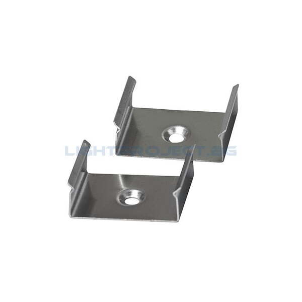 ULTRALUX КОМПЛЕКТ МОНТАЖНИ СКОБИ ЗА АЛУМИНИЕВ ПРОФИЛ APN211 - 2 БР