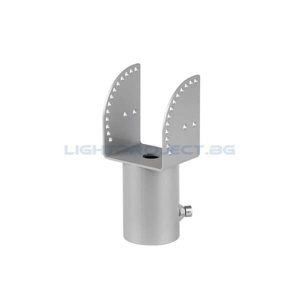 ULTRALUX АДАПТЕР Ø65 ММ С РЕГУЛИРАНЕ ЪГЪЛА НА МОНТАЖ ЗА LED УЛИЧНИ ОСВЕТИТЕЛНИ ТЕЛА