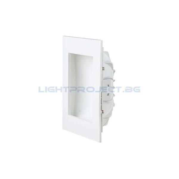 ULTRALUX LED ЛУНА С ИНДИРЕКТНА СВЕТЛИНА 12W, 2700K, 220-240V AC, ТОПЛА СВЕТЛИНА, КВАДРАТ