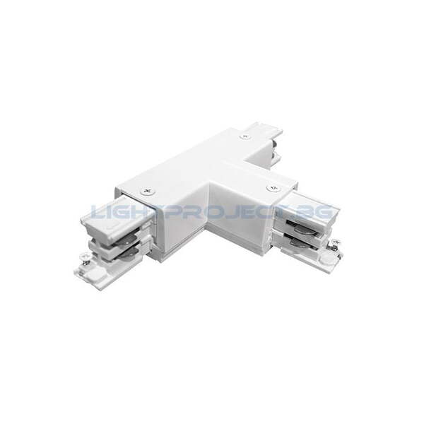 ULTRALUX T-КОНЕКТОР ЗА ЧЕТИРИПРОВОДНА РЕЛСА