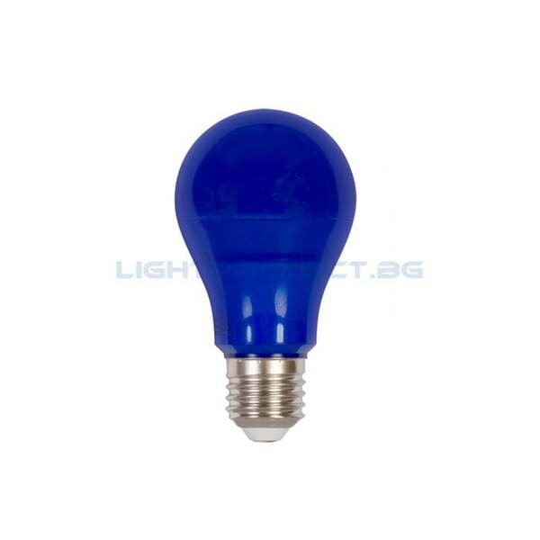 ULTRALUX LED ЛАМПА КРУШКА 6W, E27, 220-240V AC, СИНЯ СВЕТЛИНА