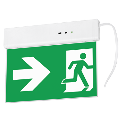 ULTRALUX УКАЗАТЕЛНА LED ТАБЕЛА С ВГРАДЕНА БАТЕРИЯ NI-CD 400MAH/3.6V, 1.5W, 6500K