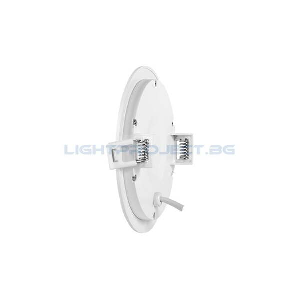 ULTRALUX LED ПАНЕЛ ЗА ВГРАЖДАНЕ, КРЪГ, 12W, 4200K, 220-240V AC, НЕУТРАЛНА СВЕТЛИНА