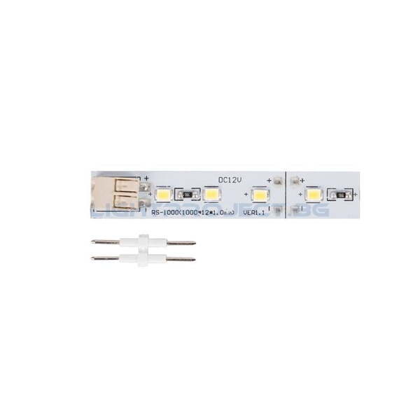ULTRALUX LED ТВЪРДА ЛЕНТА 12W, 12V DC, 4200K, 72LEDS/M, SMD2835