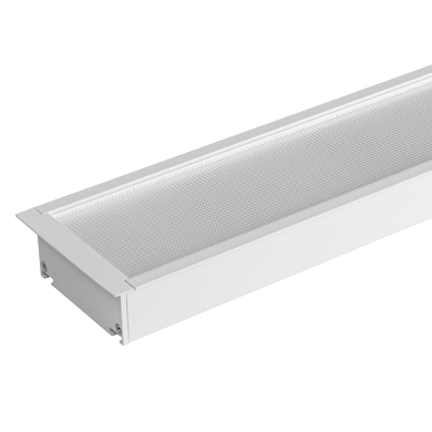 ULTRALUX LED ЛИНЕЙНО ОСВЕТИТЕЛНО ТЯЛО ЗА ВГРАЖДАНЕ, БЯЛО, 1,2М, 40W, 4200K, 220-240VAC, IP20