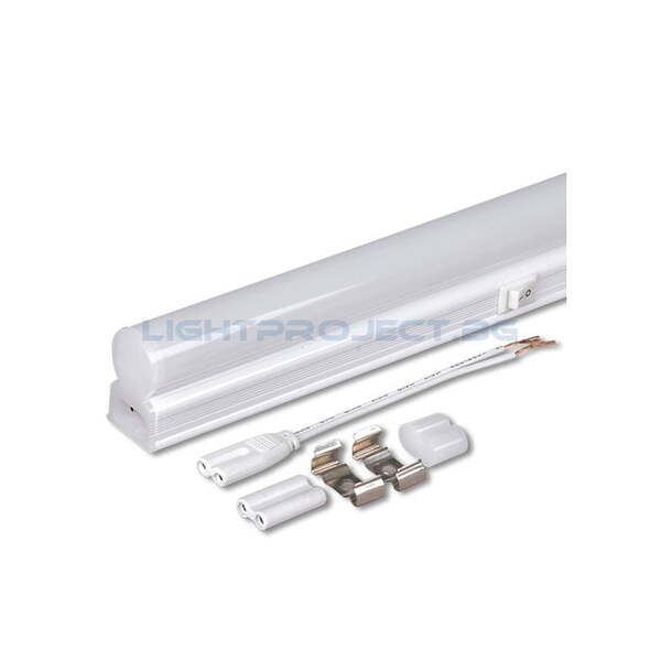 ULTRALUX LED ЛИНЕЙНО ОСВЕТИТЕЛНО ТЯЛО Т5 С КЛЮЧ, 7W, 6000К, 220-240V AC, IP20, СТУДЕНА СВЕТЛИНА