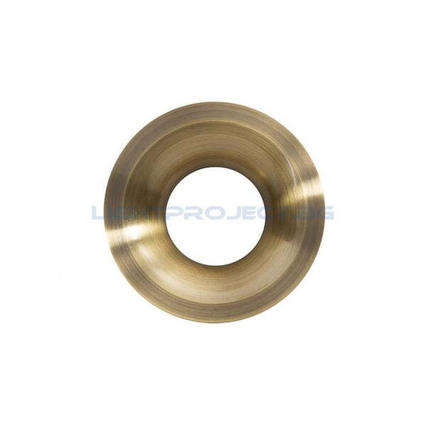 ULTRALUX ЛУНА (ТЯЛО) ЗА ВГРАЖДАНЕ, КРЪГ, САТИНИРАН МЕСИНГ, СТАЦИОНАРНА, IP20