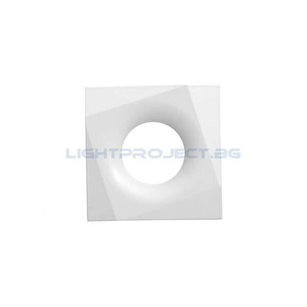 ULTRALUX ЛУНА (ТЯЛО) ЗА ВГРАЖДАНЕ, КВАДРАТ, БЯЛА, СТАЦИОНАРНА, IP20