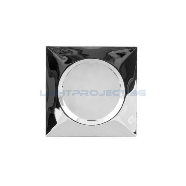 ULTRALUX МЕБЕЛНА LED ЛУНА ЗА ВГРАЖДАНЕ/ОТКРИТ МОНТАЖ, 1.5W, 4000K, 12V DC, ХРОМ