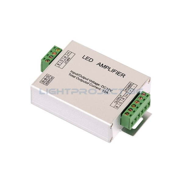 ULTRALUX УСИЛВАТЕЛ ЗА RGB LED ОСВЕТЛЕНИЕ 12-24 V DC, 3X4A