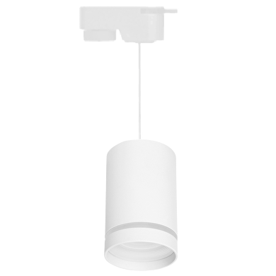 ULTRALUX ТЯЛО ЗА РЕЛСОВ МОНТАЖ, ВИСЯЩО, ДВУПРОВОДНО, GU10, 220-240V AC, IP20, БЯЛО