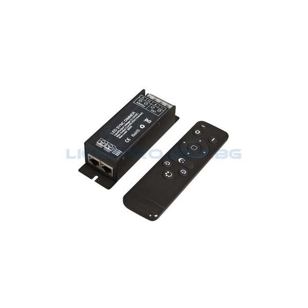 ULTRALUX RF КОНТРОЛЕР ЗА ЕДНОЦВЕТНО LED ОСВЕТЛЕНИЕ 300W, 25A, 12-24V DC