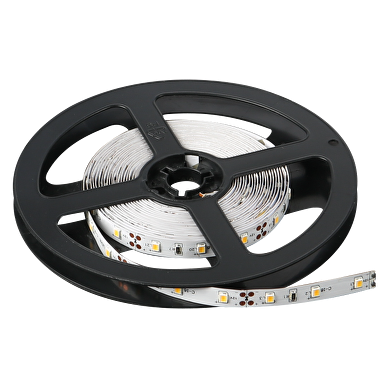 ULTRALUX LED ЛЕНТА, 4.8W/M, 6400K, 12V DC, SMD2835, 60 LEDS/M, IP65 ВЛАГОЗАЩИТЕН