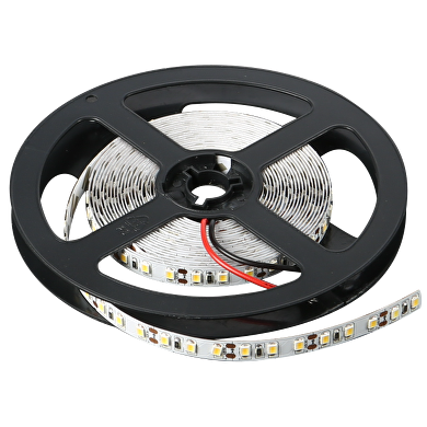ULTRALUX LED ЛЕНТА, 4.8W/M, 3000K, 12V DC, SMD2835, 60 LEDS/M, IP65 ВЛАГОЗАЩИТЕН