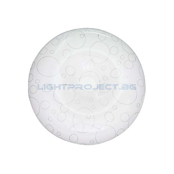 ULTRALUX ДЕКОРАТИВНА LED ПЛАФОНИЕРА 12W, 2700K, 220-240V AC, КРЪГ