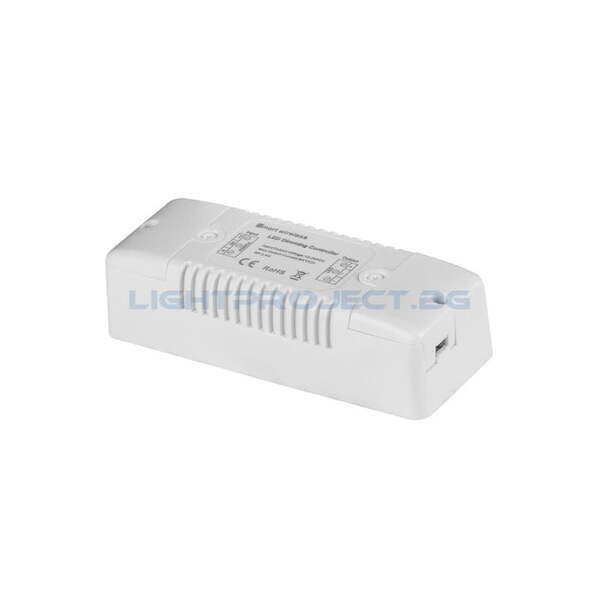ULTRALUX SMART 2.4G RF ДИМЕР ЗА ЕДНОЦВЕТНА LED ЛЕНТА 2X8A, 192W (12V), 12-24V DC