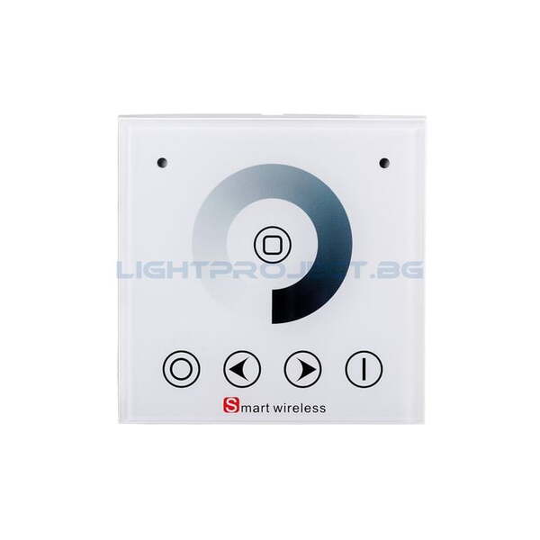 ULTRALUX SMART 2.4G RF TOUCH ПАНЕЛ ЗА СТЕНА ЗА ЕДНОЦВЕТНО ЗА LED ОСВЕТЛЕНИЕ, 1 ЗОНА