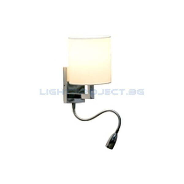 ULTRALUX ТЕКСТИЛЕН АБАЖУР ЗА ОСВЕТИТЕЛНО ТЯЛО ULTRALUX OTSGLSN, ЦИЛИНДЪР, БЯЛ