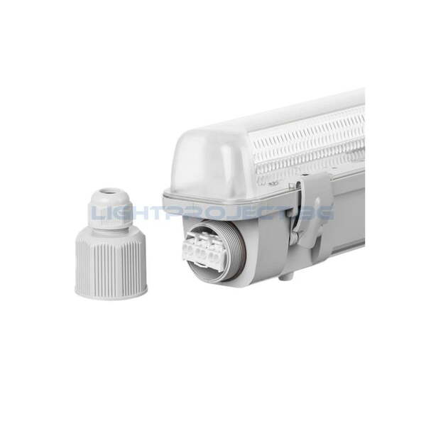 ULTRALUX ВОДОУСТОЙЧИВО ОСВЕТИТЕЛНО ТЯЛО ЗА LED ТРЪБИ 1ХТ8, 0,60M