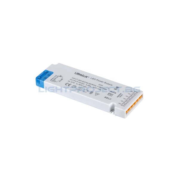 ULTRALUX ЗАХРАНВАНЕ, СТАБИЛИЗИРАНО, ЗА МЕБЕЛНО СВЕТОДИОДНО ОСВЕТЛЕНИЕ 12V DC, 36W, 6 ПОРТА, 3.0А, IP20