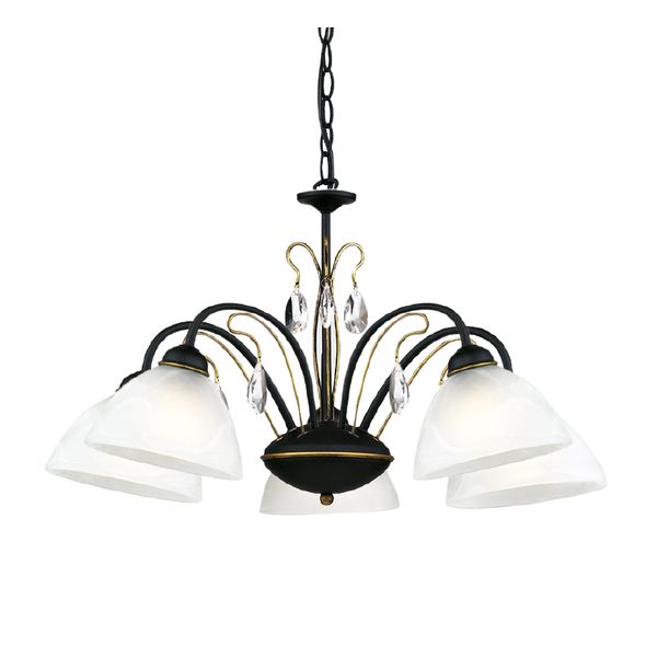 ACA LIGHTING NETTO OPAL GLASS F600H710MM 5X60W MAX E27 ACA-W19495